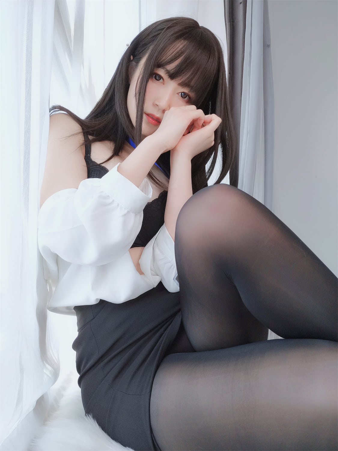 白银81黑丝OL制服2