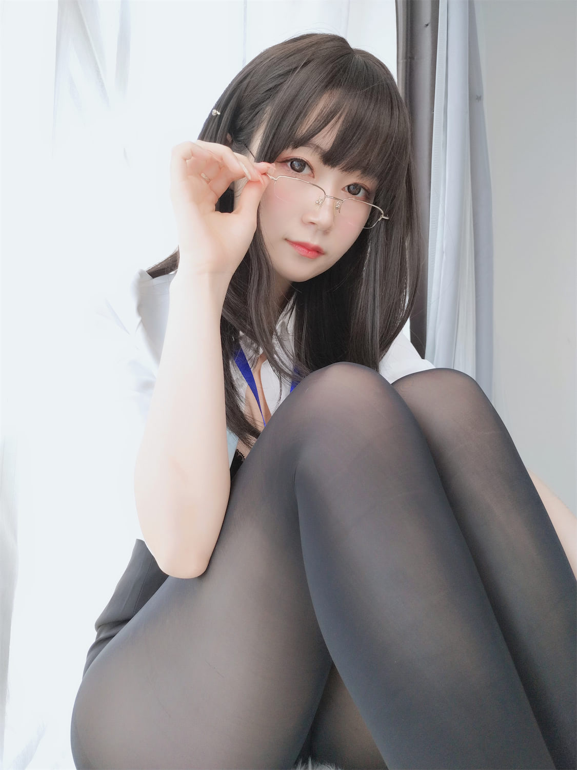 白银81黑丝OL制服3