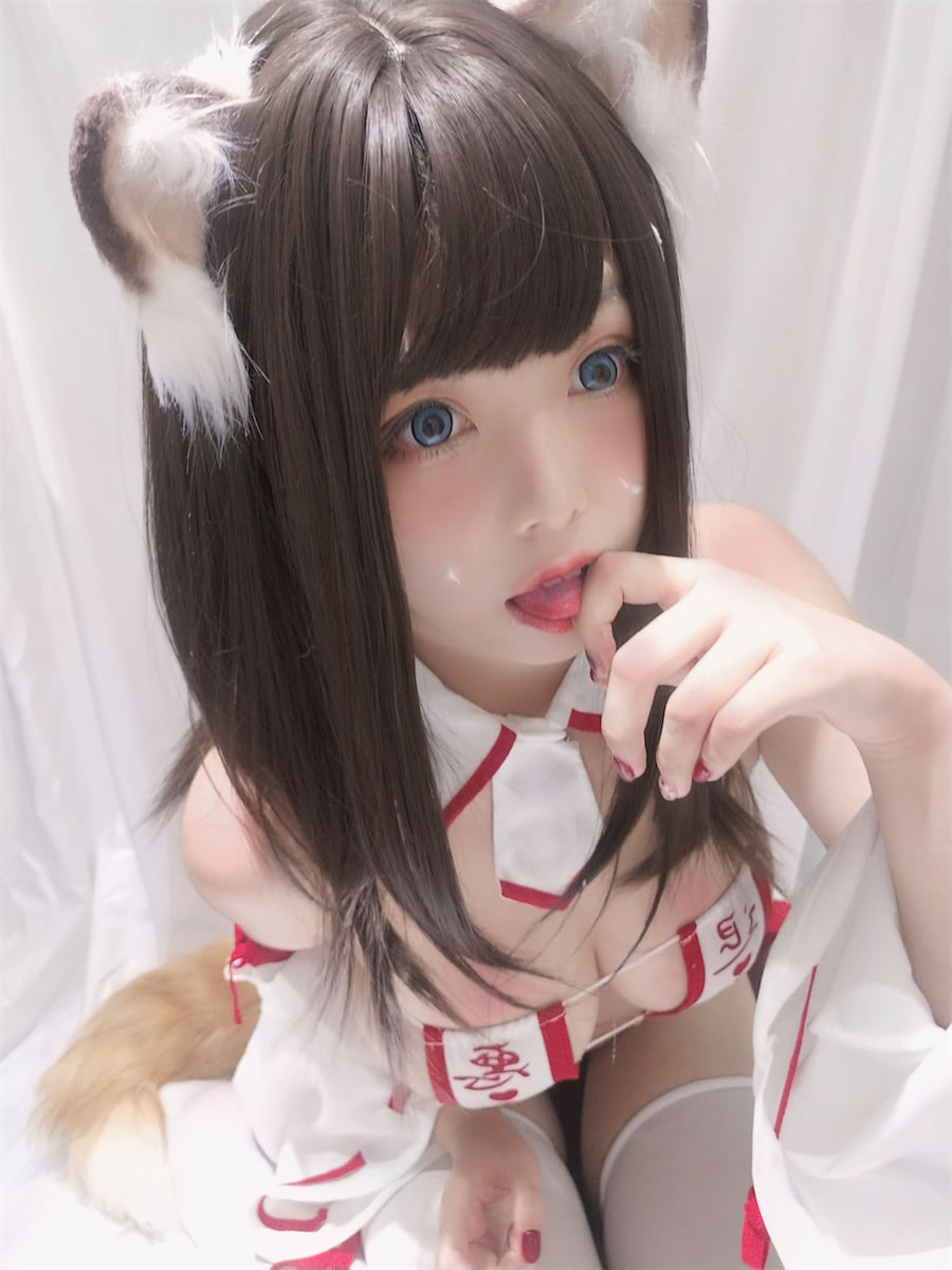 蜜汁猫裘巫女小狐3