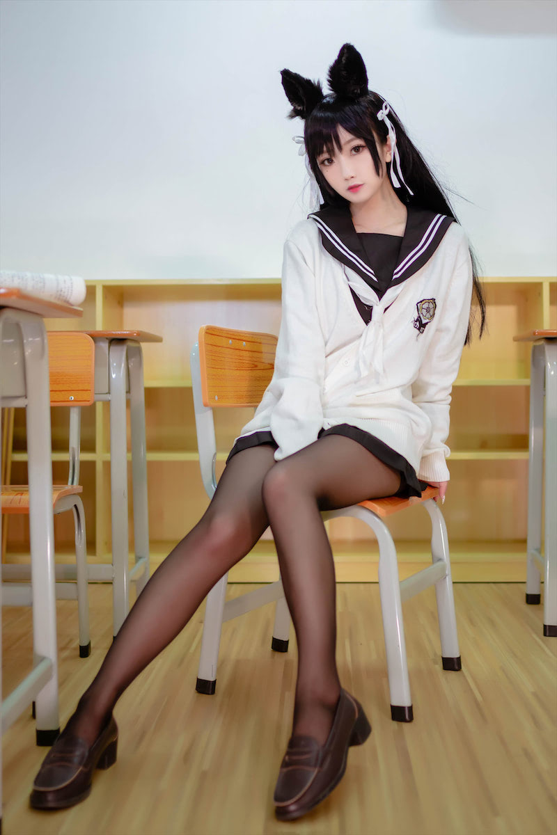 鬼畜瑶在不在w高中JK制服1