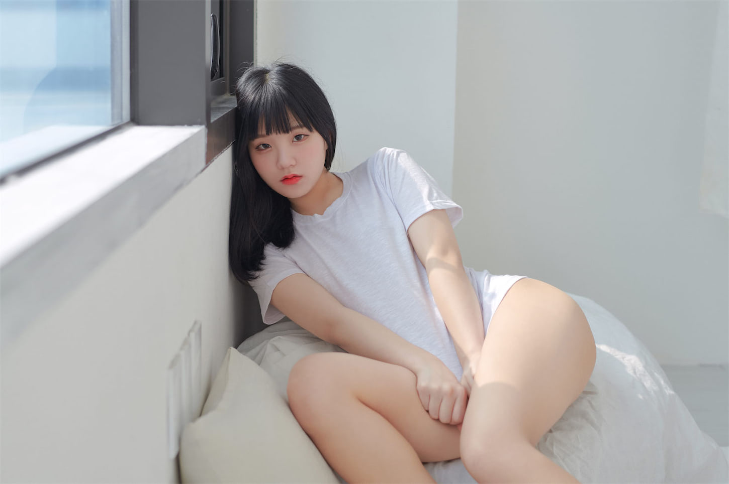 Jenny정제니白色体恤之夏1