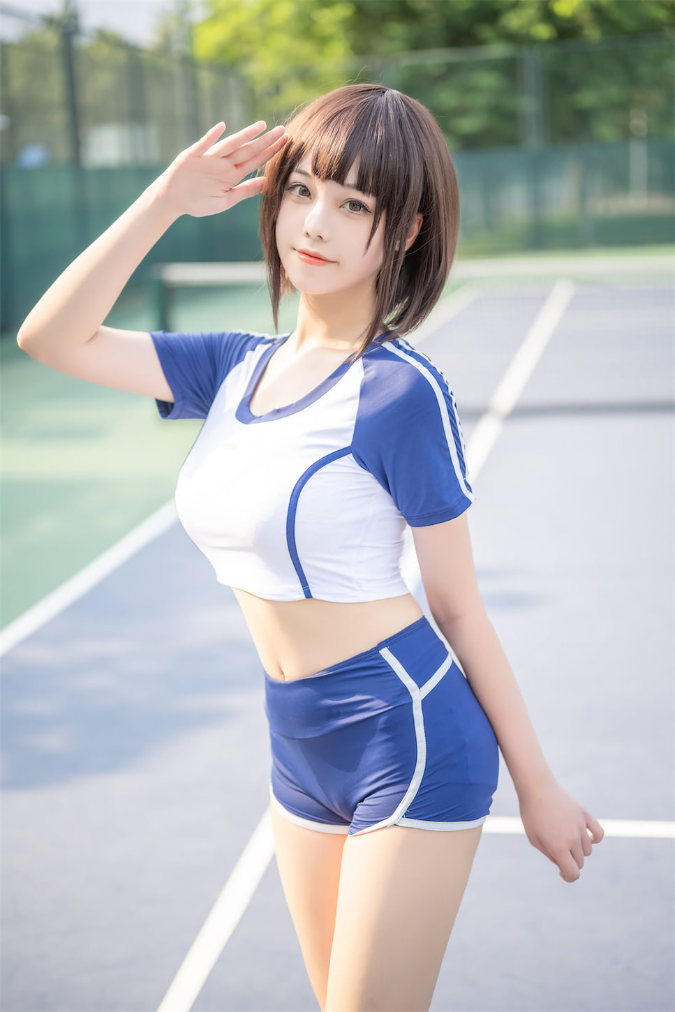 蜜汁猫裘体操服2