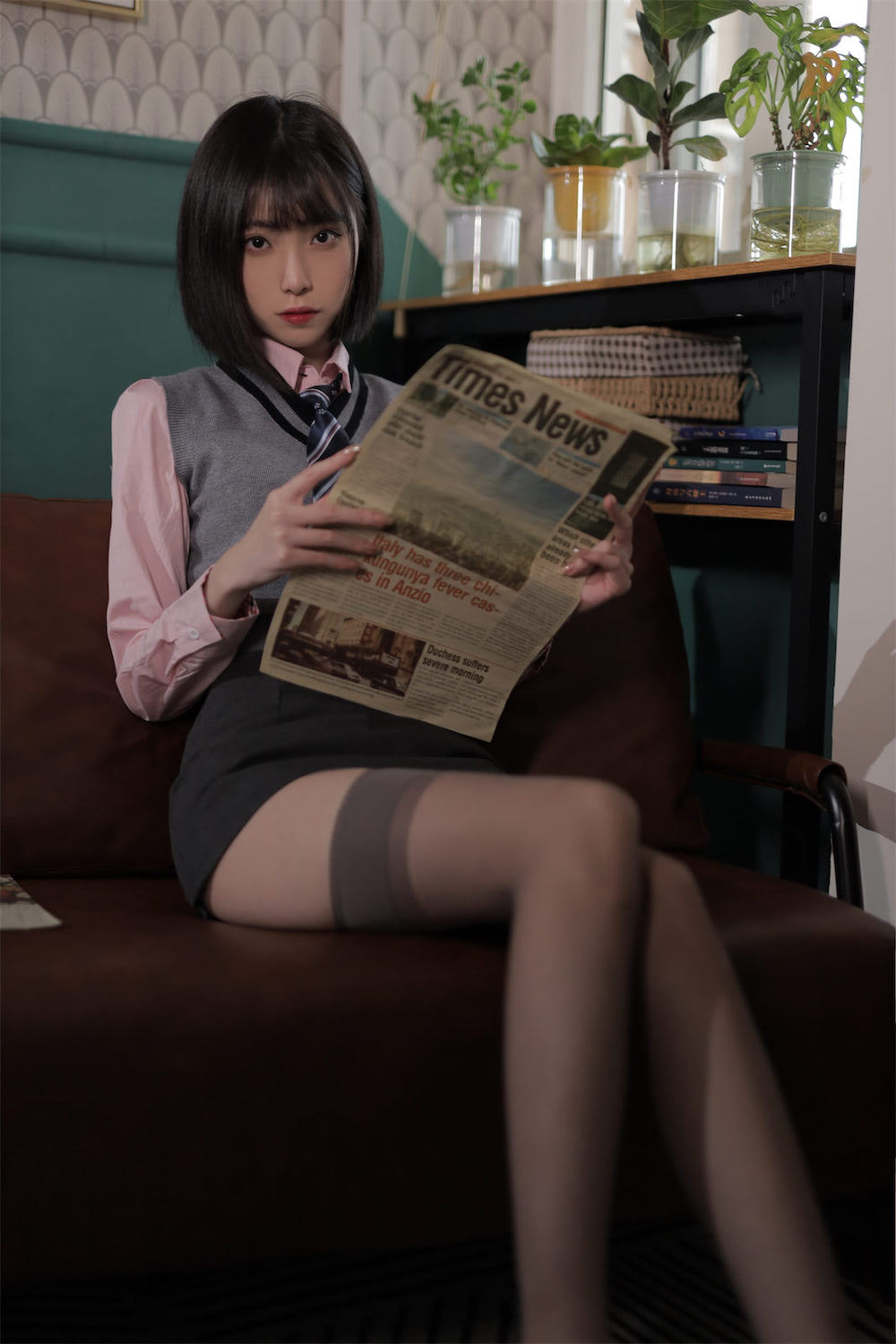 许岚LAN韩系制服5